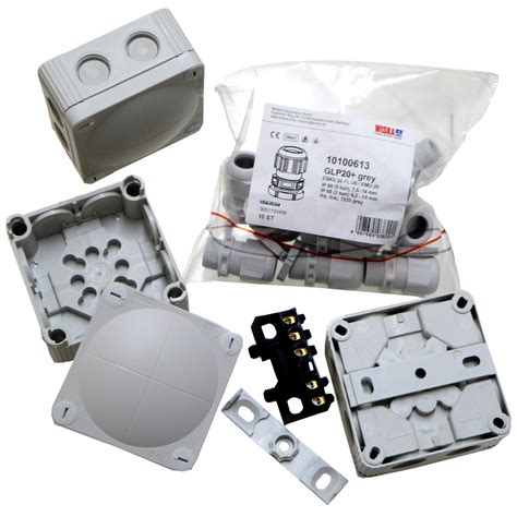 wiska junction box|Cable entry via knockout entry: The COMBI junction boxes from .